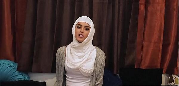  Muslim teen bride and BFFs fuck a BBC at bachelor night